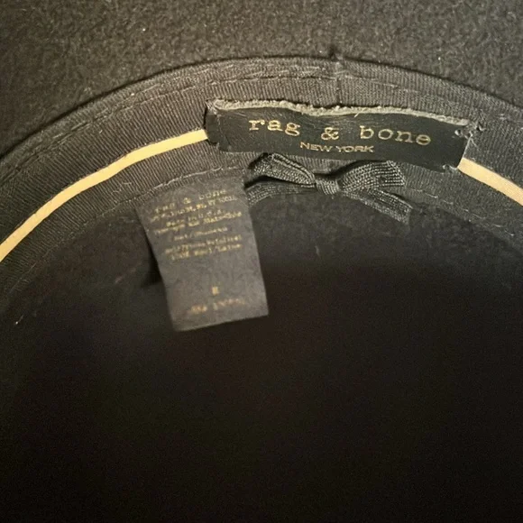 Rag & Bone Black Wool Hat - Picture 6 of 9